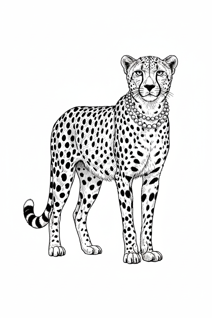 Cheetah illustration