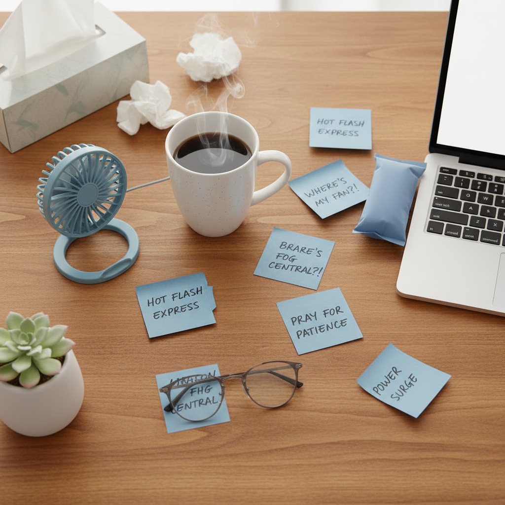 Menopause Mayhem - Dusty Blue